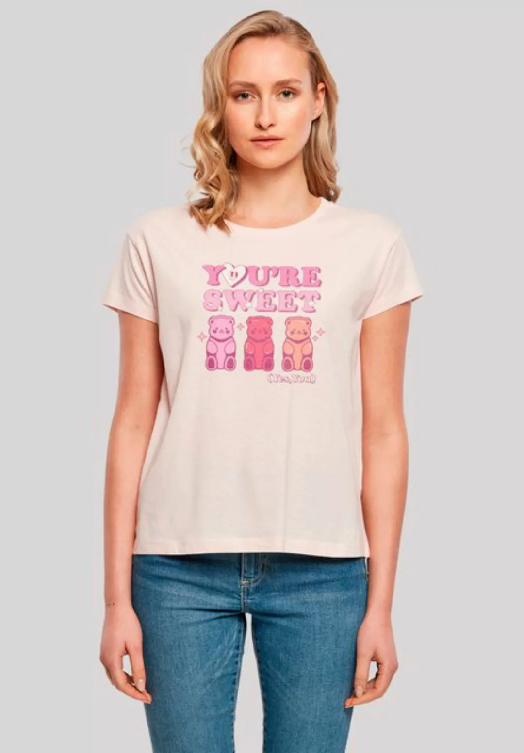 F4NT4STIC T-Shirt Valentinstag You're Sweet Gummy Bears Premium Qualität günstig online kaufen