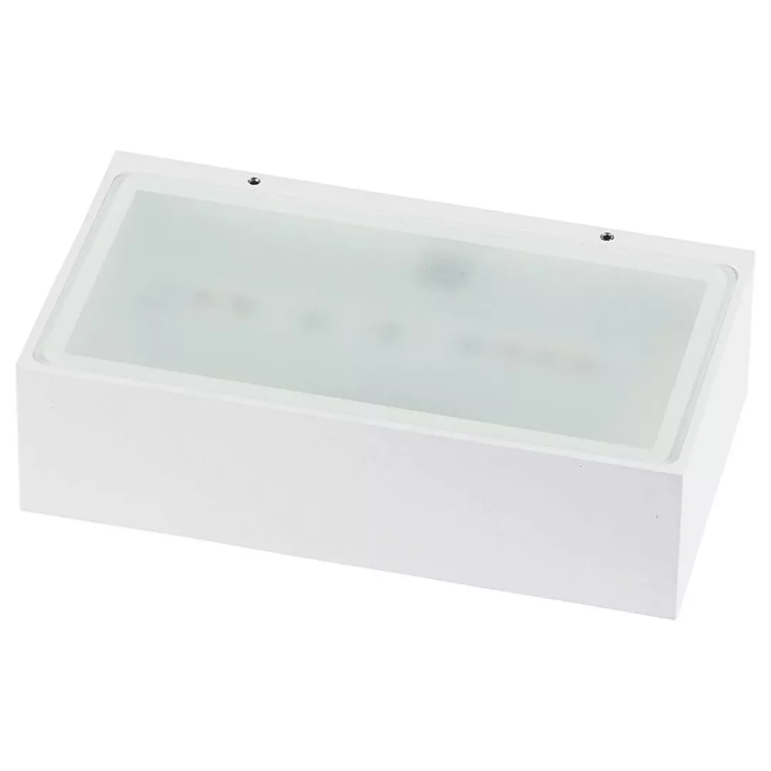 mylight LED Außenwandleuchte Bonn in Weiß 182x100x50 mm günstig online kaufen