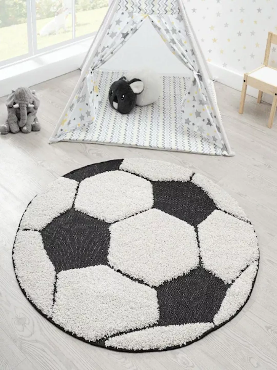 the carpet Teppich »Lou«, rund, 20 mm Höhe, Kinderzimmer Teppich strapazier günstig online kaufen