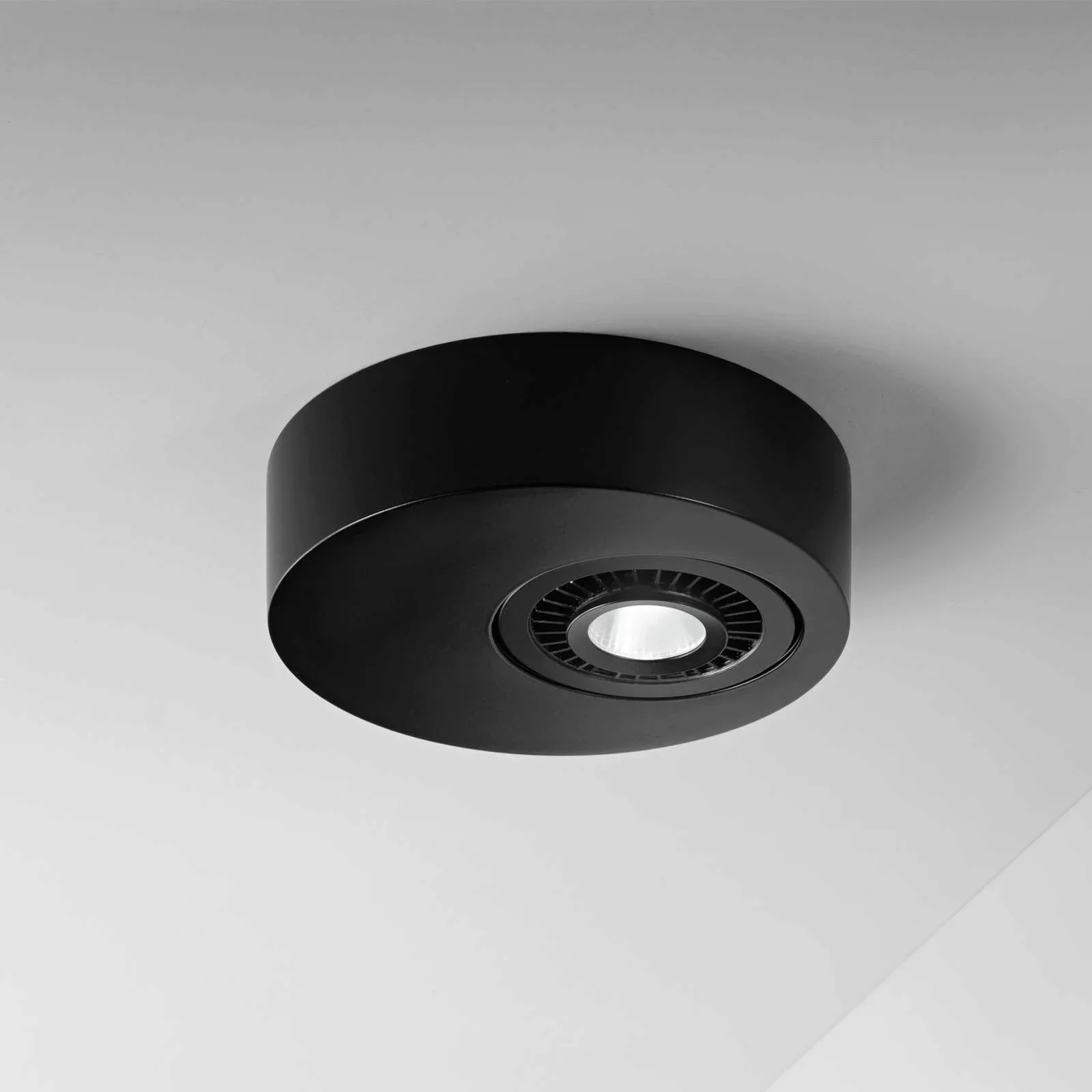 Egger Geo LED-Deckenleuchte mit LED-Spot, schwarz günstig online kaufen