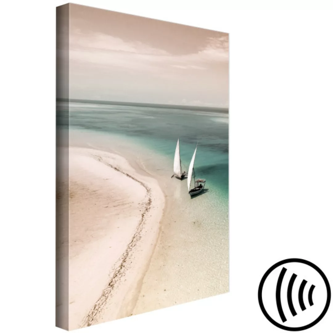 Leinwandbild Romantic Coast (1 Part) Vertical XXL günstig online kaufen