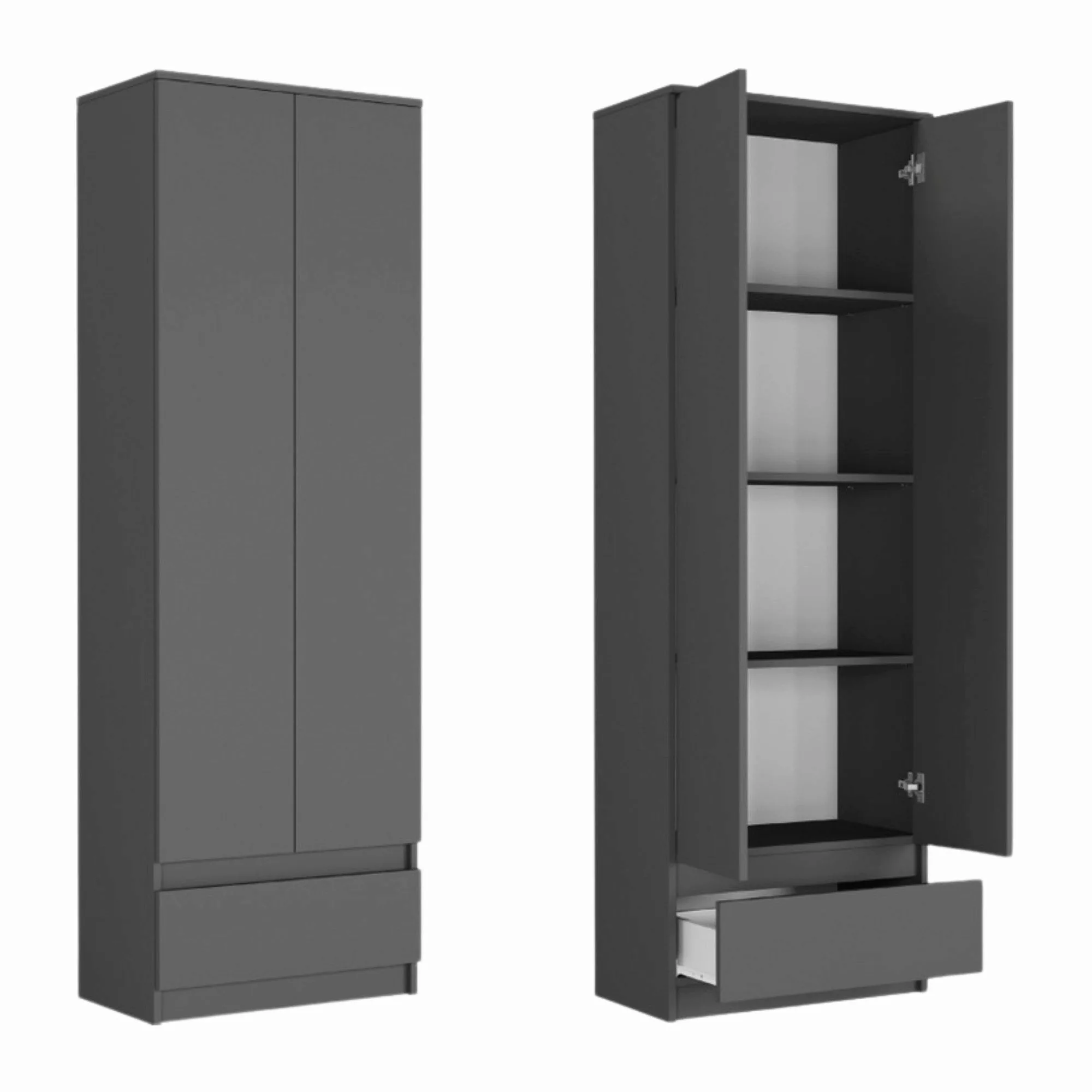 Home Collective Kleiderschrank mit 2 Türen, günstig online kaufen
