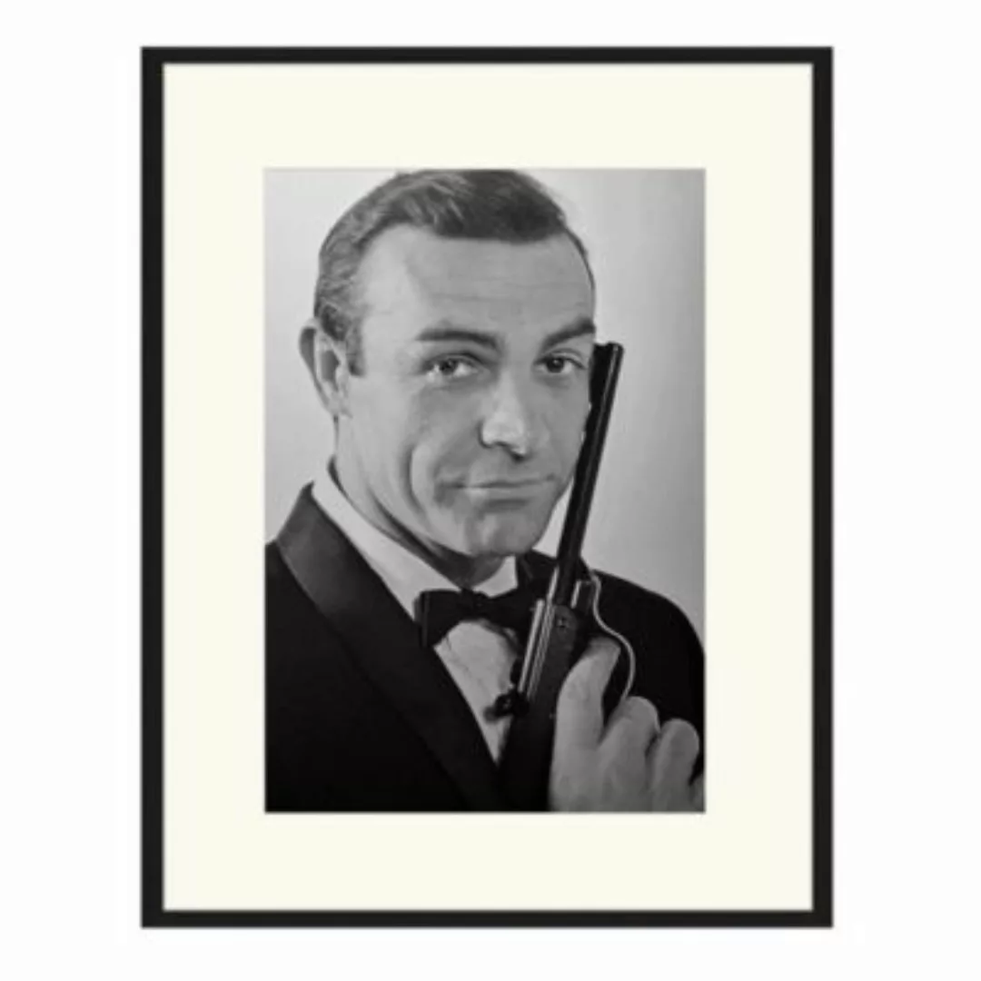 Any Image Wandbild James Bond schwarz Gr. 40 x 50 günstig online kaufen