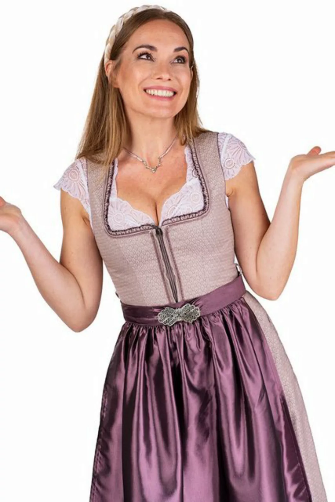 MarJo Dirndl Midi Dirndl 2tlg. - SINA - flieder günstig online kaufen