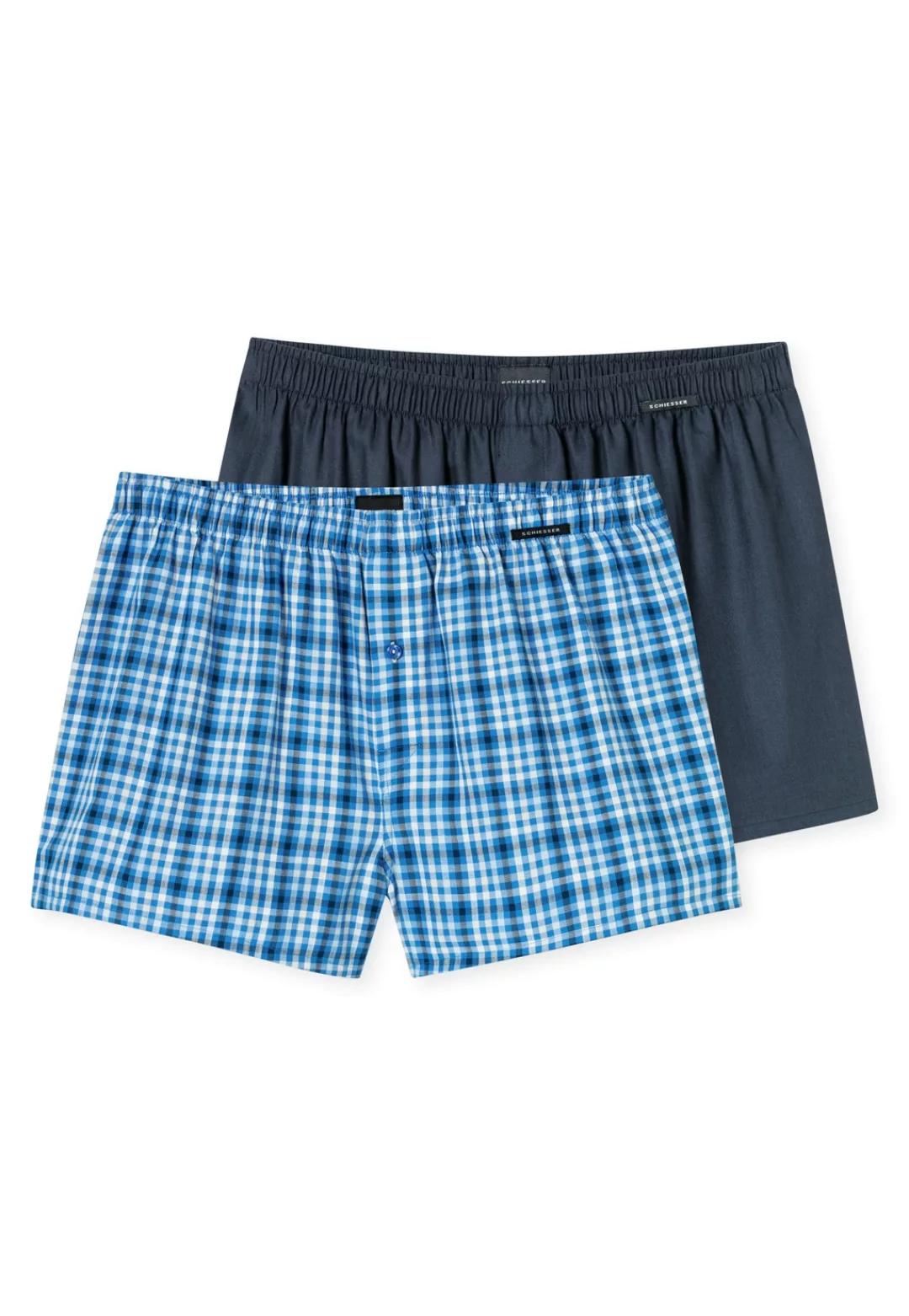 Schiesser Webboxer ""Boxershorts Multipacks"", (2er Pack), Elastischer Bund günstig online kaufen