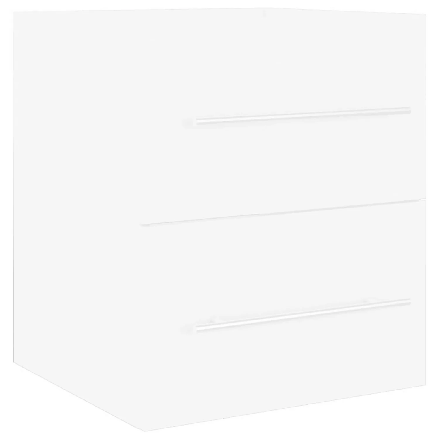 vidaXL Waschbeckenunterschrank Weiß 41x38,5x48 cm Holzwerkstoff günstig online kaufen
