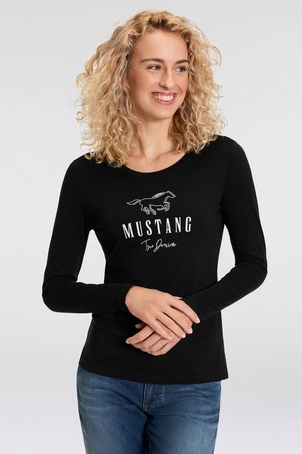 MUSTANG Langarmshirt Slim Fit günstig online kaufen