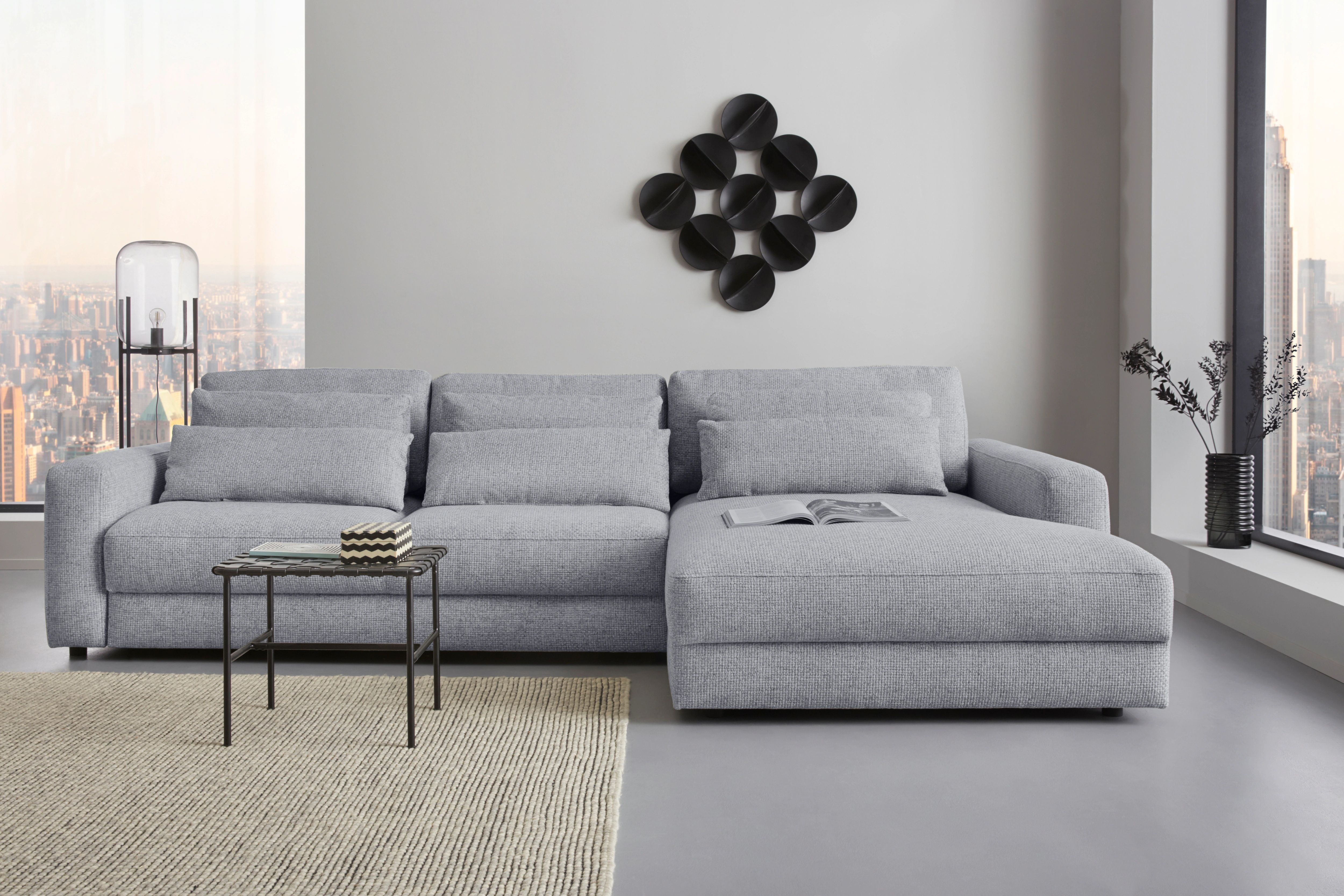 Places of Style Ecksofa "Bloomfield, L-Form", wahlweise mit Bettfunktion un günstig online kaufen