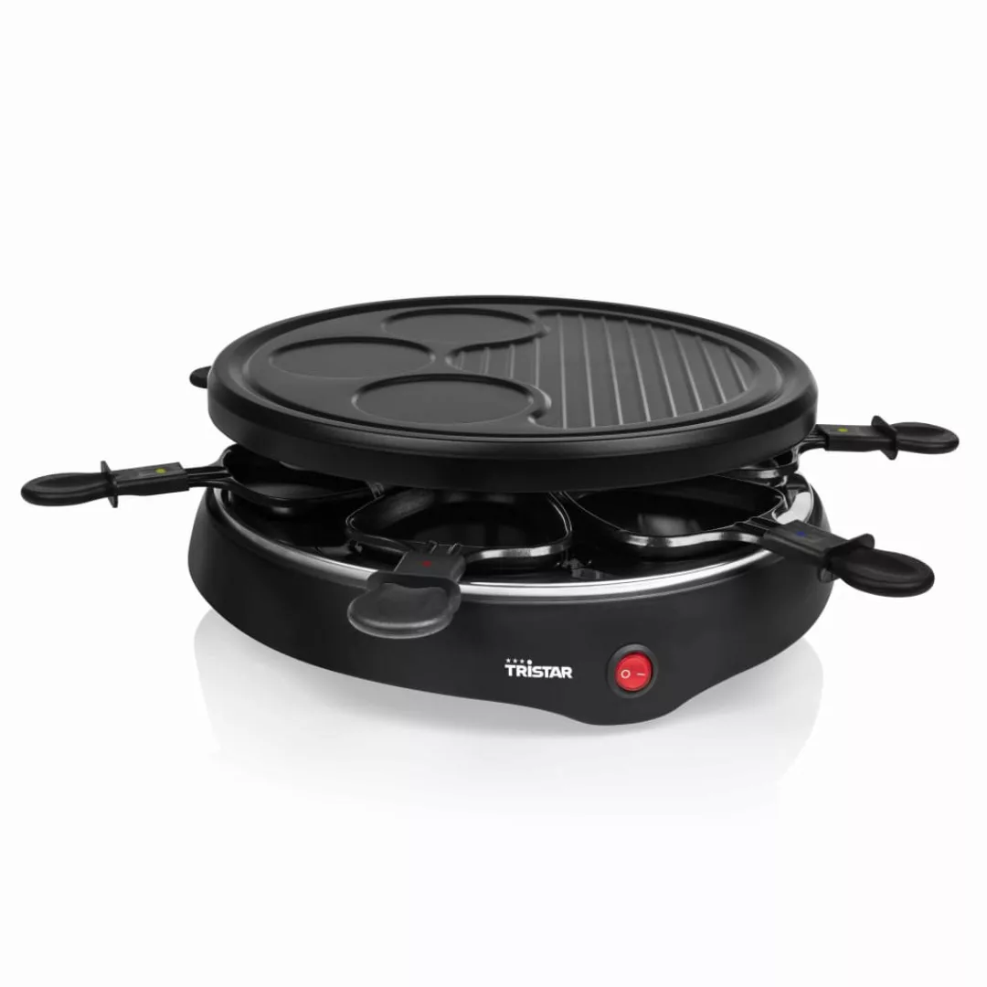 Tristar 6-personen-raclette-grill 800 W 29 Cm Schwarz günstig online kaufen