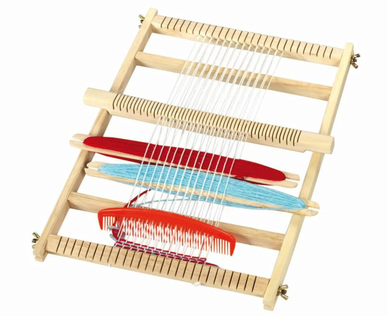 Betzold Lernspielzeug Großer Schul-Webrahmen – 30x40cm günstig online kaufen