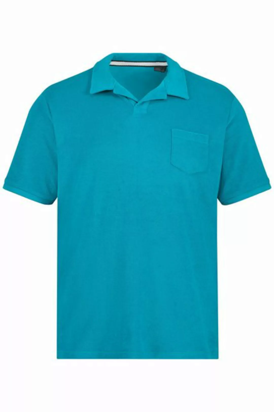 JP1880 Poloshirt Poloshirt Halbarm Frottee Cuba-Kragen günstig online kaufen