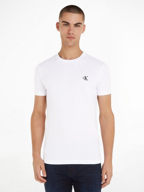 Calvin Klein Jeans T-Shirt CK ESSENTIAL SLIM TEE mit Logo-Stickerei günstig online kaufen