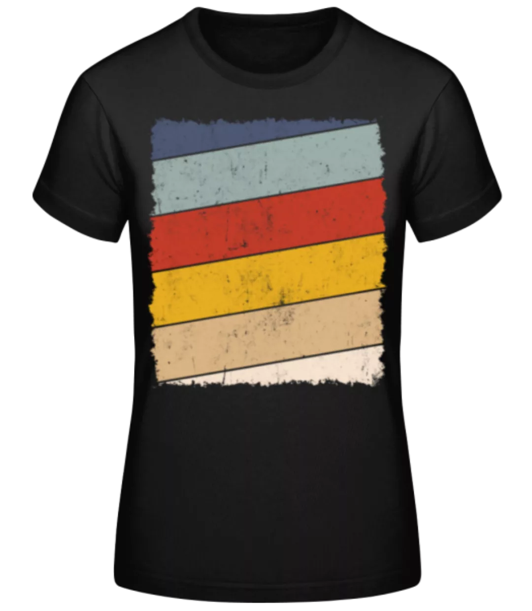 Retro Hintergrund Rechteck 1 · Frauen Basic T-Shirt günstig online kaufen