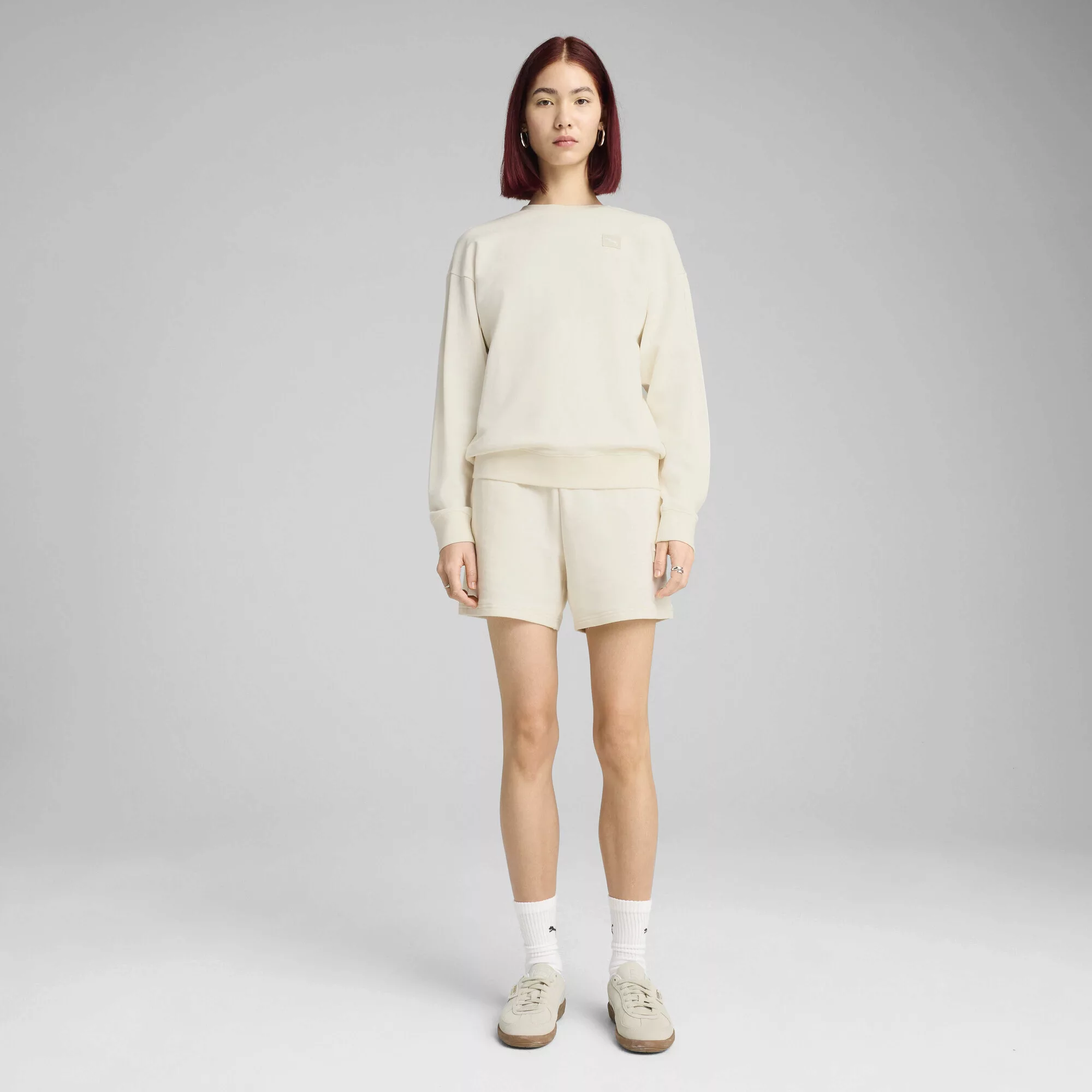 PUMA Sweatshirt "ESS ELEVATED Bequemer Crewneck Damen" günstig online kaufen