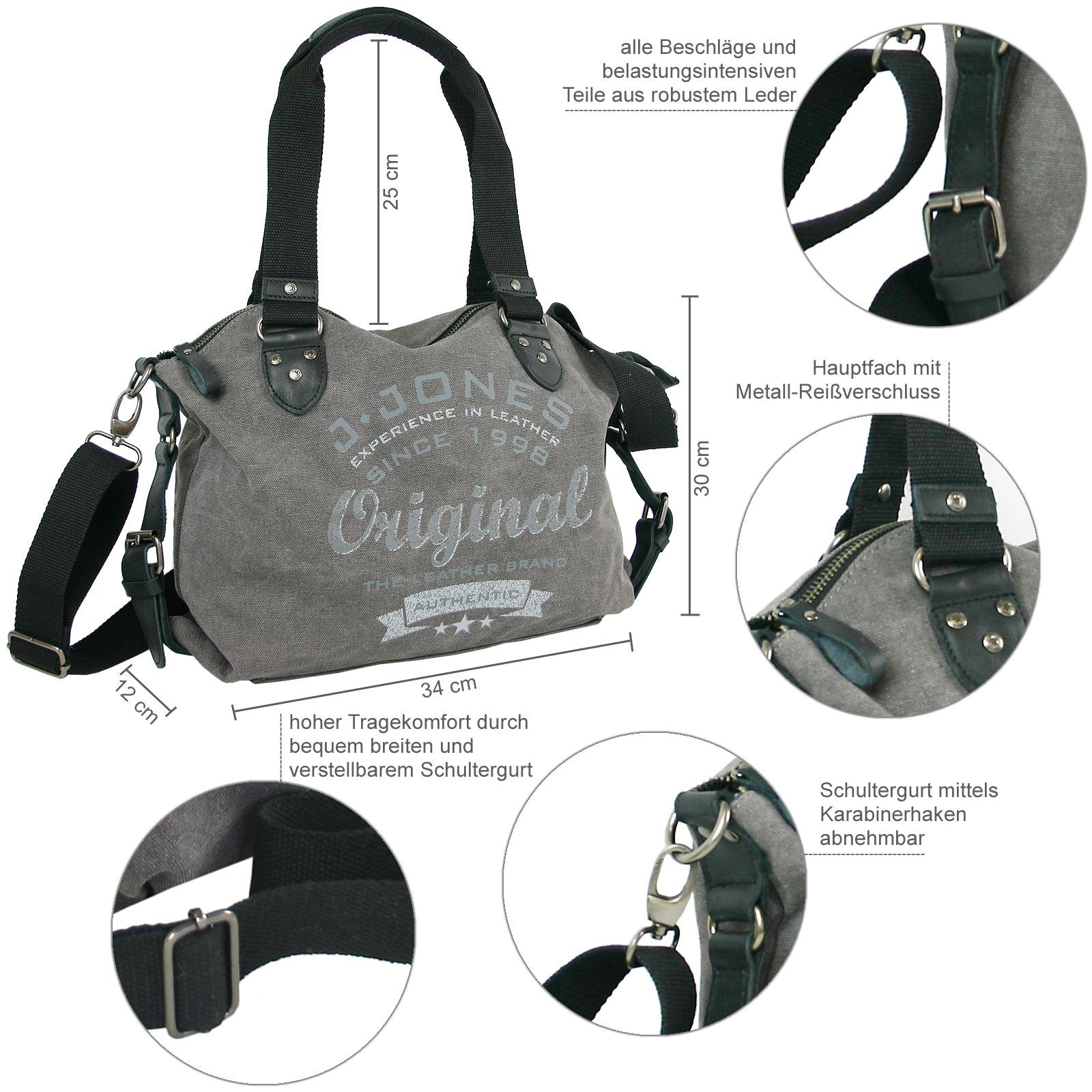 J JONES JENNIFER JONES Schultertasche Damen günstig online kaufen