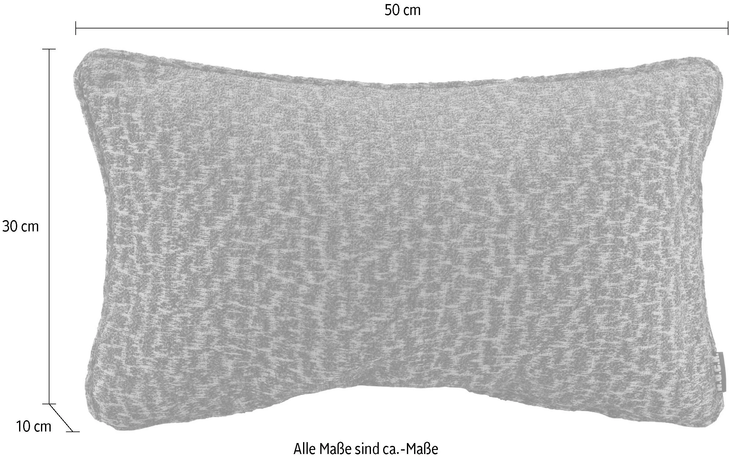 H.O.C.K. Dekokissen »Sheffo«, mit modernem Struktur-Effekt, Kissenhülle mit günstig online kaufen