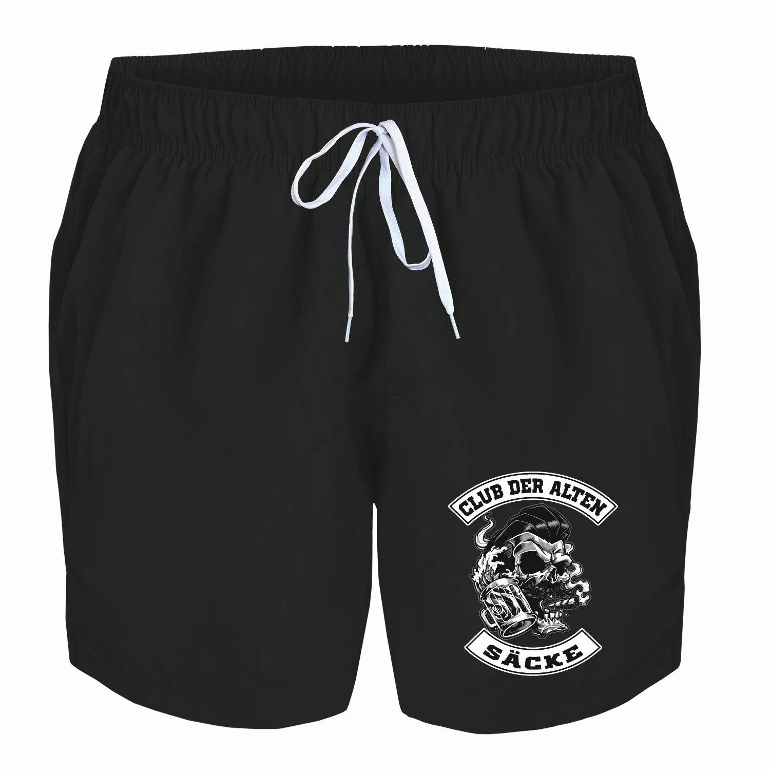 deinshirt Badehose Schwimmshorts Totenkopf Club der günstig online kaufen