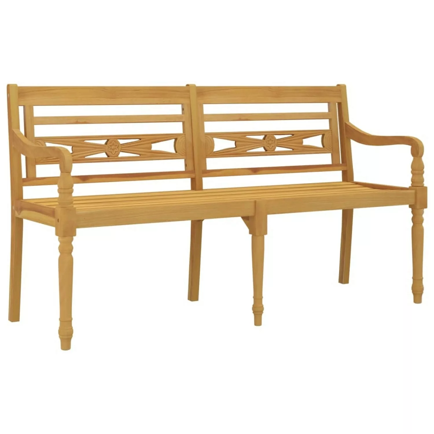 Vidaxl Batavia-sitzbank 150 Cm Massivholz Teak günstig online kaufen