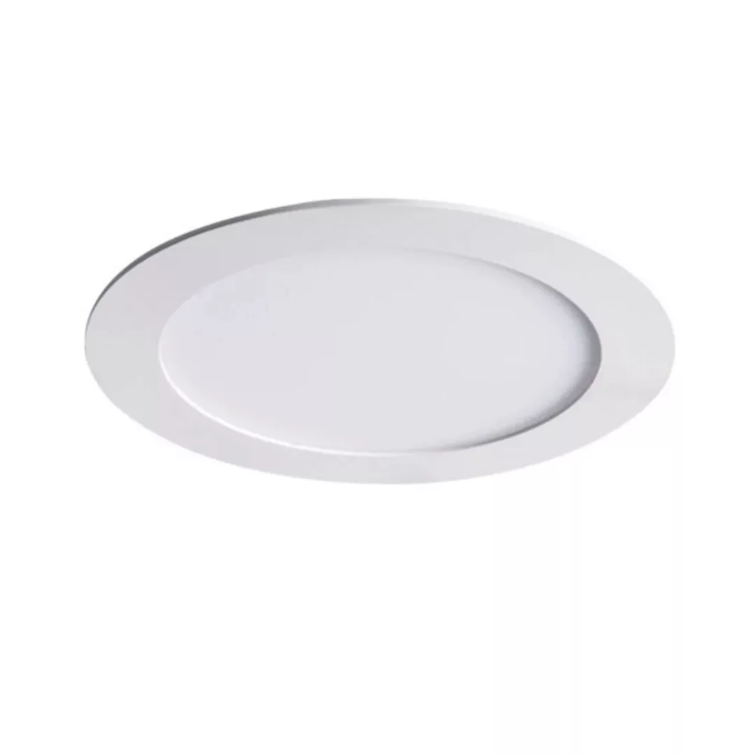 LED Einbauleuchte Rounda in Weiß 18W 1260lm IP44 208mm 4000K günstig online kaufen