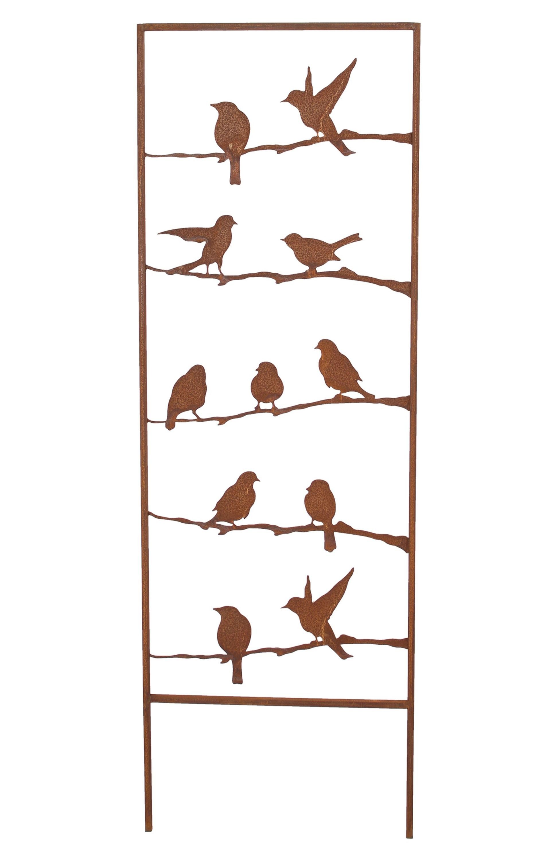 Frank Flechtwaren Gartenstecker Dekoleiter Vogelgezwitscher günstig online kaufen