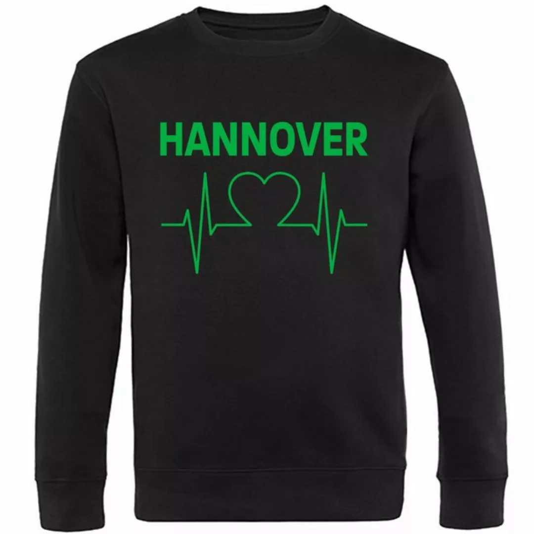 multifanshop Sweatshirt Hannover - Herzschlag - Pullover günstig online kaufen