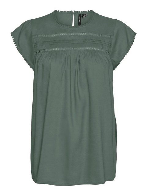 Vero Moda Kurzarmbluse VMDebbie (1-tlg) Drapiert/gerafft günstig online kaufen