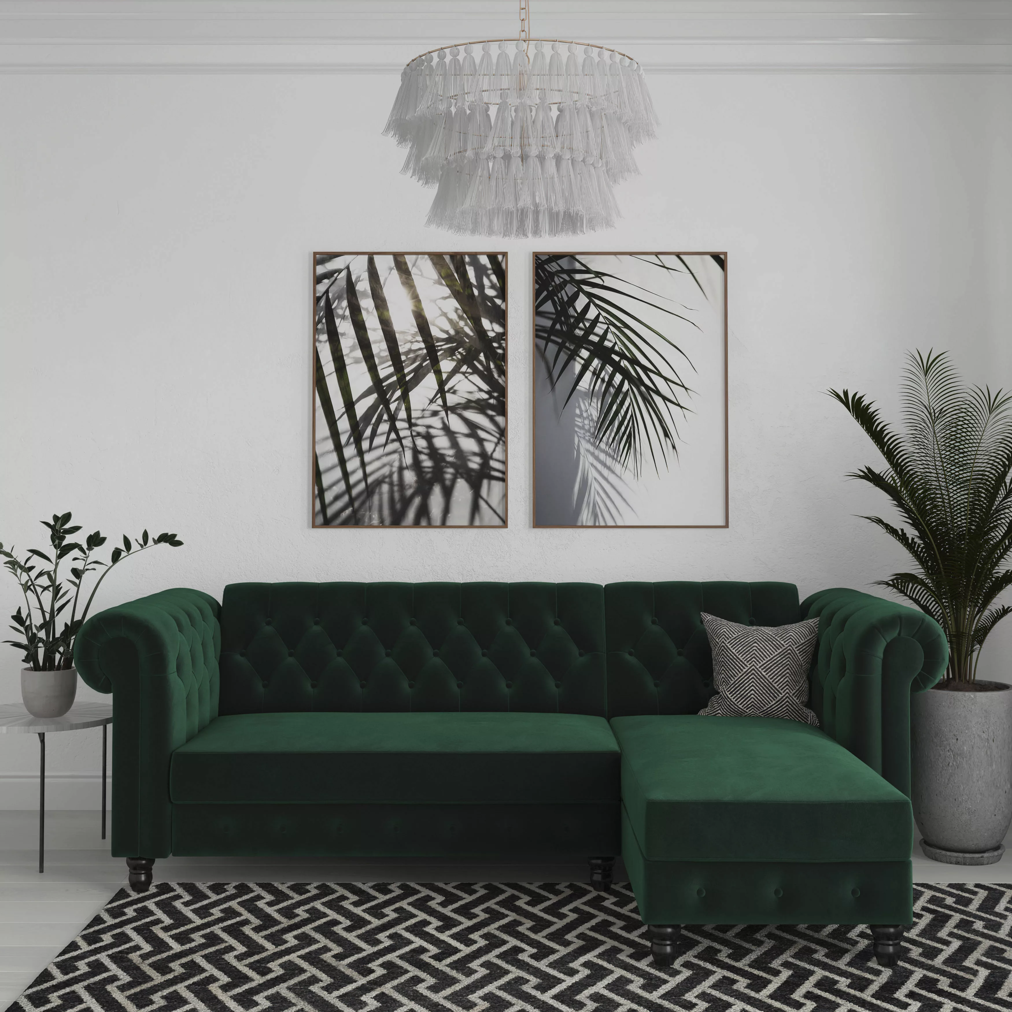 Dorel Home Ecksofa »Felix Schlafsofa 241 cm (Liegefl. 108x195 cm), Recamier günstig online kaufen
