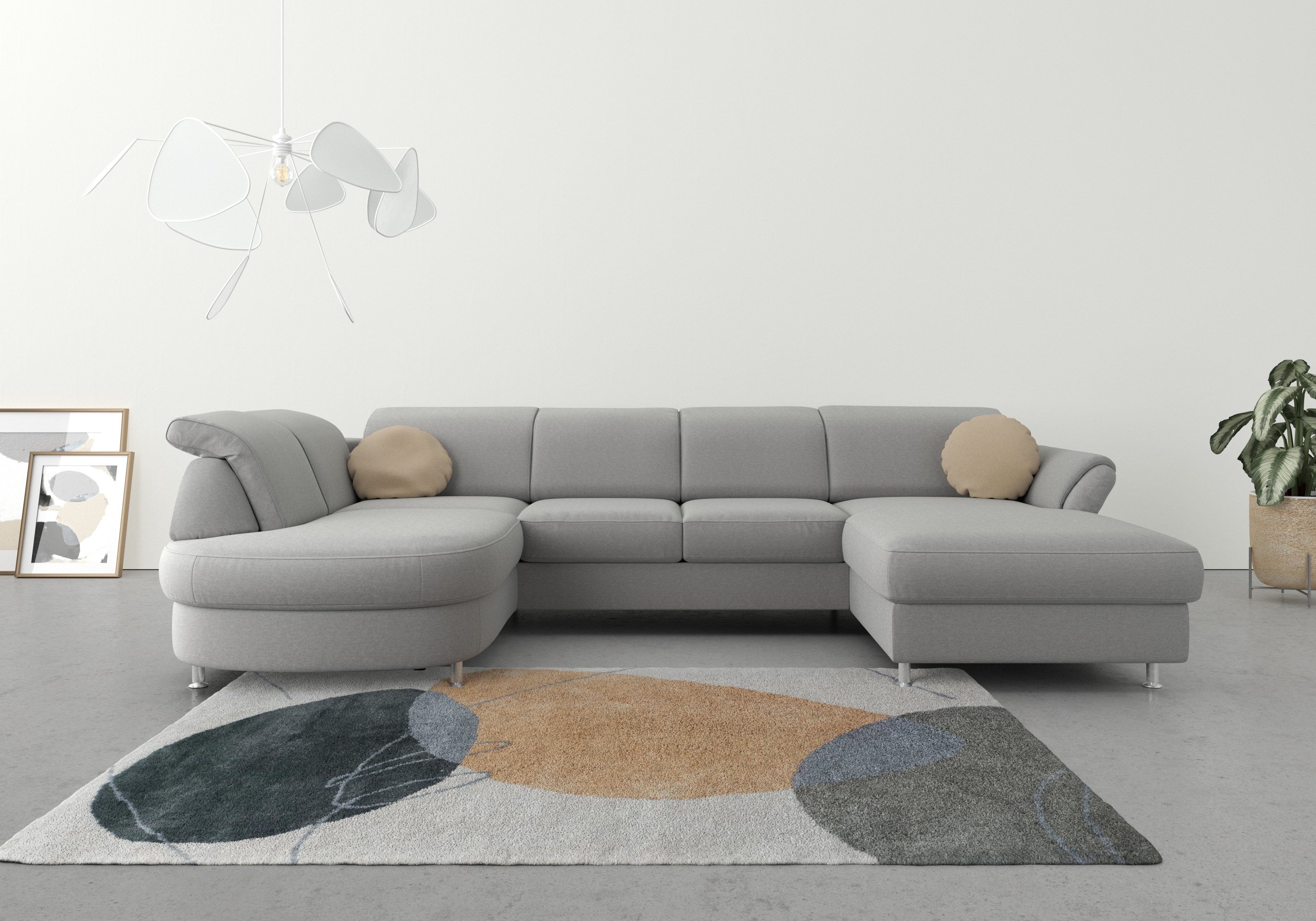 sit&more Wohnlandschaft "Apulia U-Form", wahlweise Bettfunktion, Bettkasten günstig online kaufen