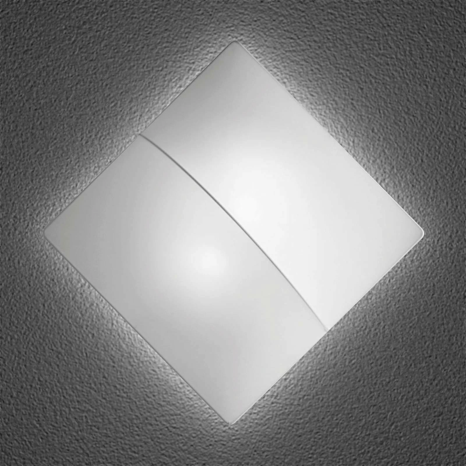 Axolight Nelly S - Wandleuchte mit Stoff 60x60cm günstig online kaufen