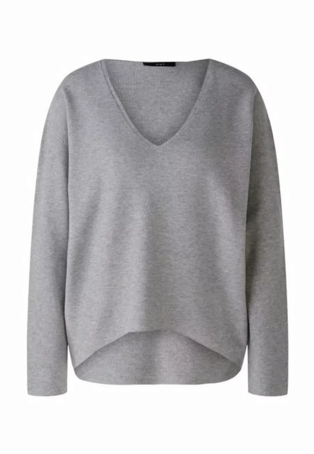 Oui V-Ausschnitt-Pullover Pullover Viskosemischung günstig online kaufen
