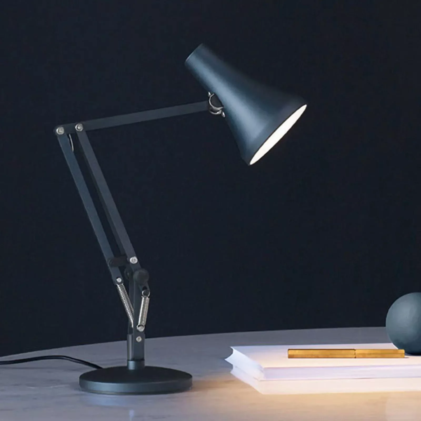 Anglepoise 90 Mini Mini LED-Tischlampe stahlblau günstig online kaufen