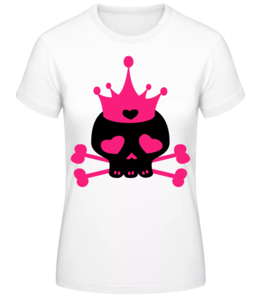 Emo Skull Pink · Frauen Basic T-Shirt günstig online kaufen