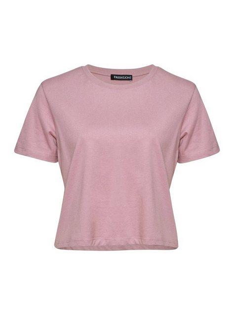 Freshlions T-Shirt Basic Crop Tee in lila - S/M Sonstige günstig online kaufen