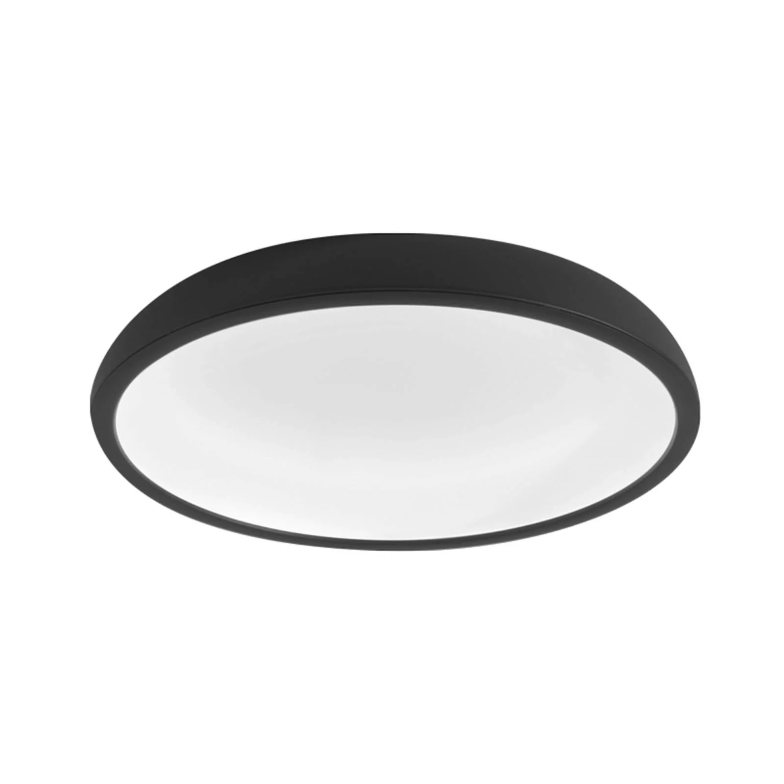 Stilnovo Reflexio LED-Deckenleuchte, Ø65cm schwarz günstig online kaufen