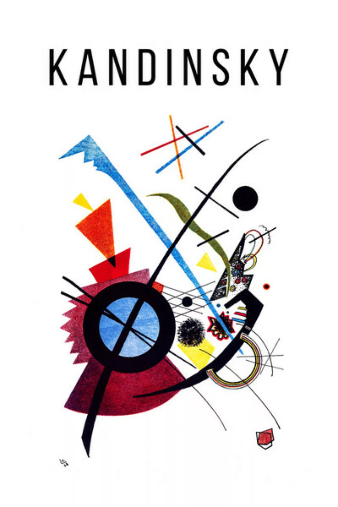 Poster / Leinwandbild - Violet Litograph Print Von Wassily Kandinsky günstig online kaufen