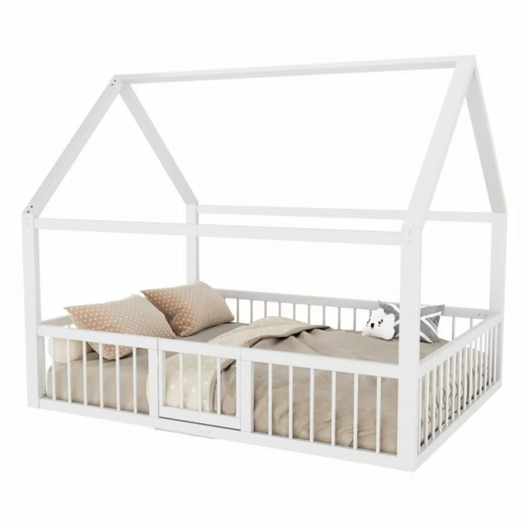 REDOM Kinderbett Flachbett,Jugendbett,Metallbett (Metallbett,für Kinderzimm günstig online kaufen