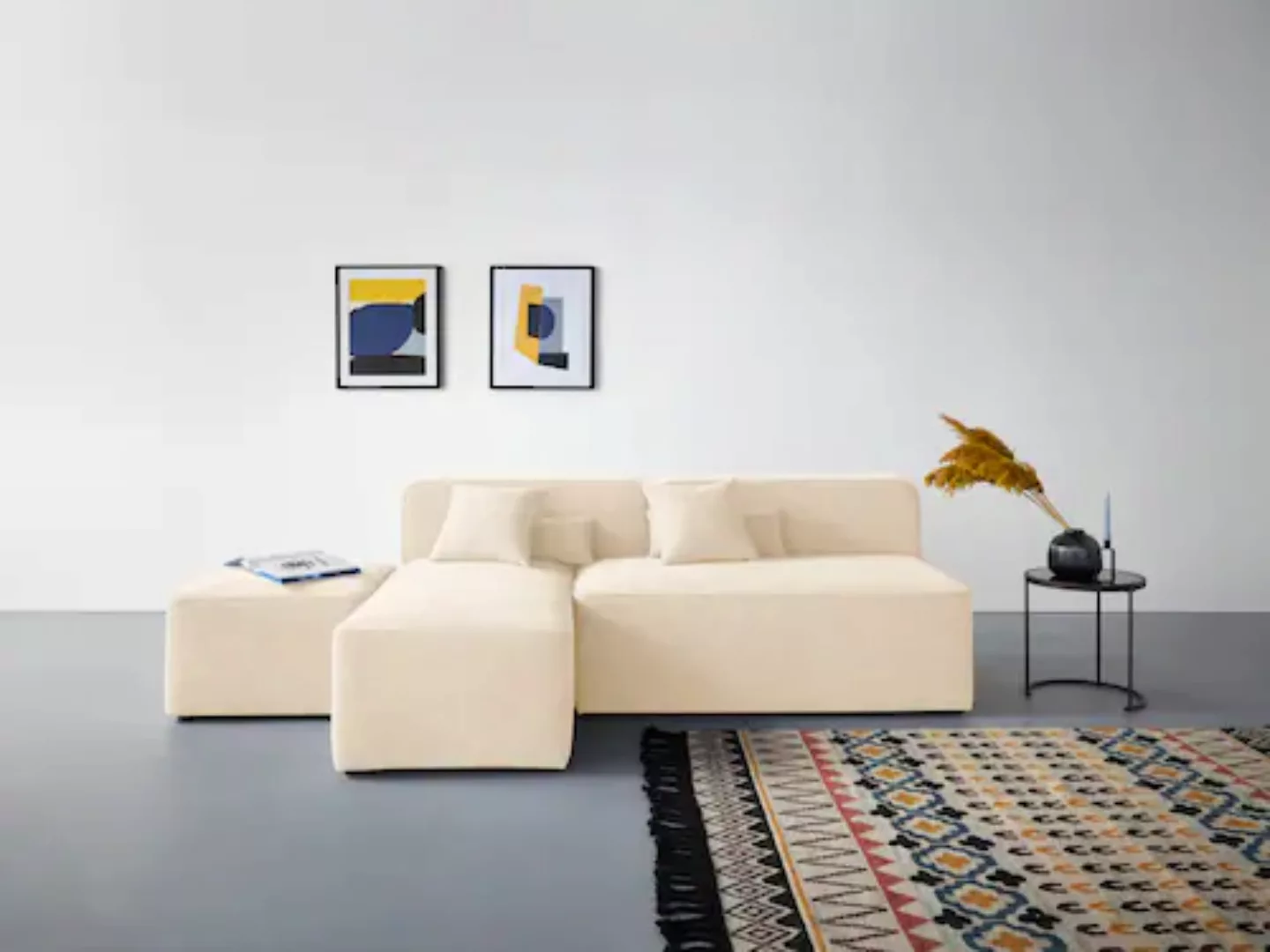 andas Ecksofa »Sundstrup L-Form«, Modulserie, individuelle Zusammenstellung günstig online kaufen