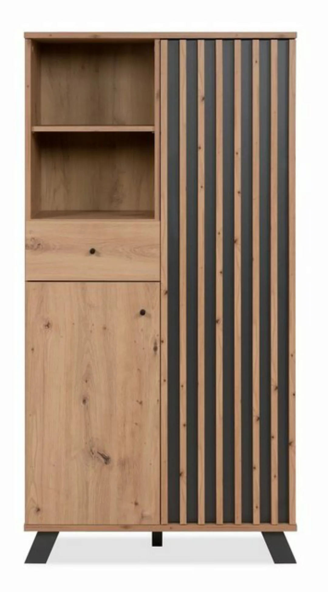 Highboard  Harmony ¦ Maße (cm): B: 80 H: 156 T: 40 Kommoden & Sideboards > günstig online kaufen