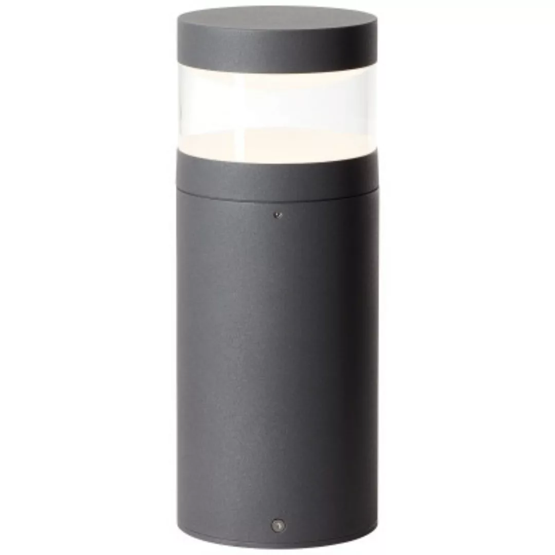 AEG LYDON LED Sockelleuchte 30 cm Aluminium / Glas Anthrazit günstig online kaufen