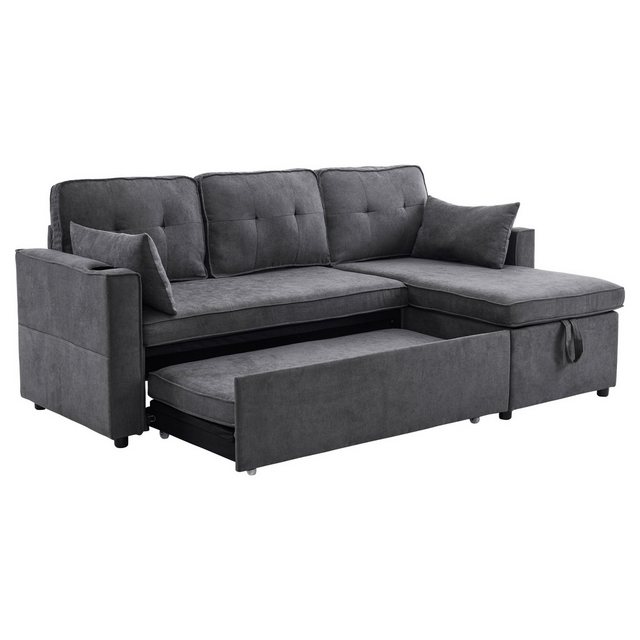 OKWISH Sofa Schlafsofa Loungesofa Küchensofa Kindersofa mit Schlaffunktion, günstig online kaufen