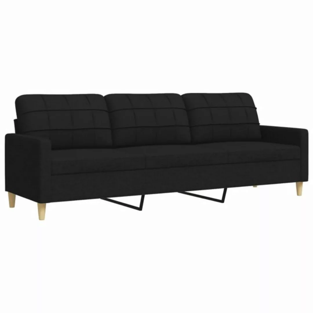 vidaXL Sofa, 3-Sitzer-Sofa Taupe 210 cm Stoff günstig online kaufen