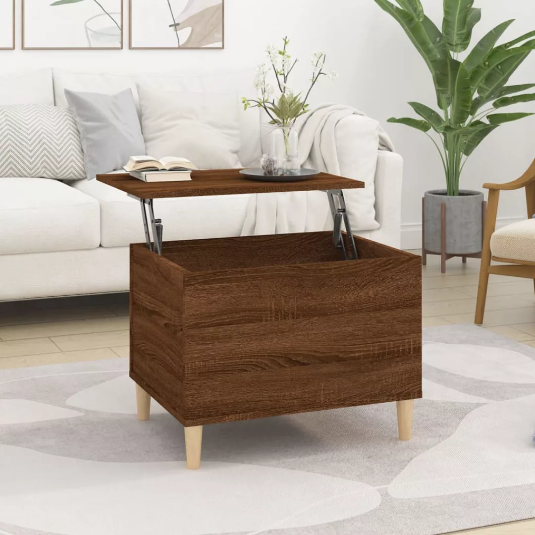 Vidaxl Couchtisch Braun Eichen-optik 60x44,5x45 Cm Holzwerkstoff günstig online kaufen