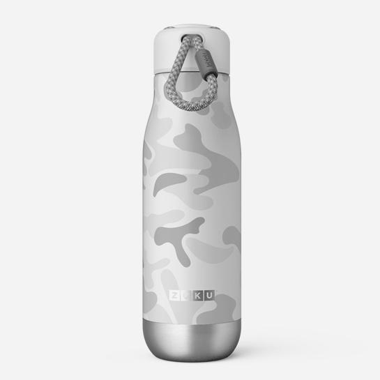 Edelstahl Trinkflasche 500ml White Camo günstig online kaufen