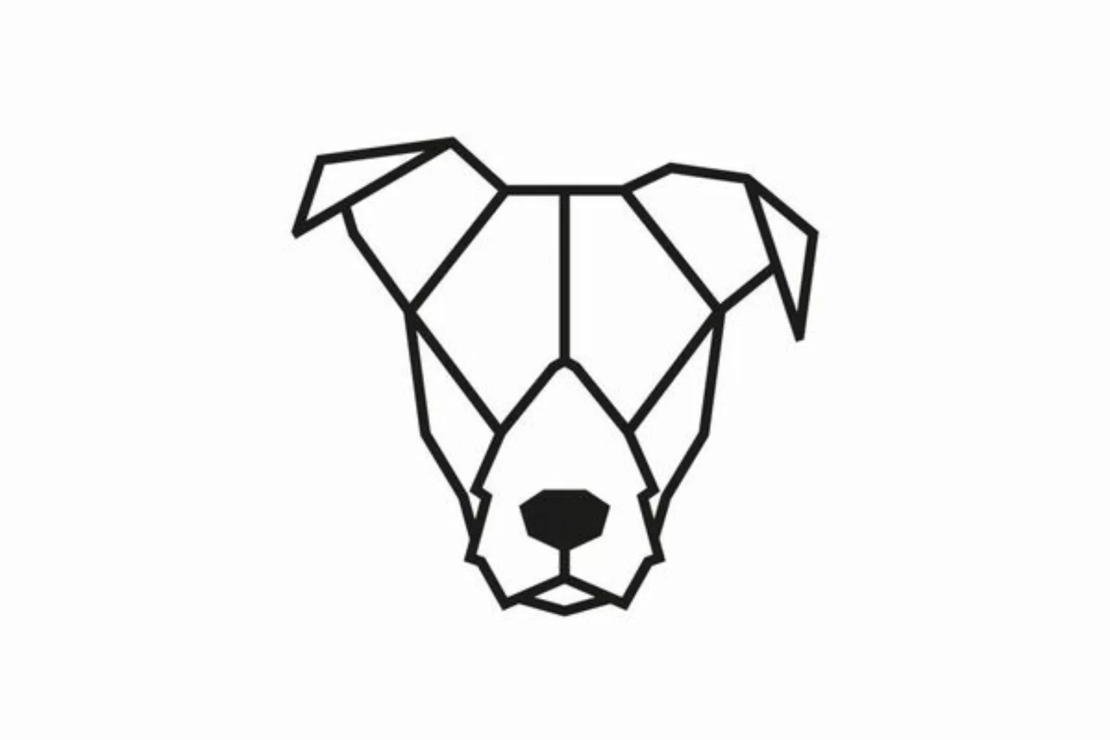 Wanddekoration Aus Holz - Hund - Doggie Silhouette günstig online kaufen