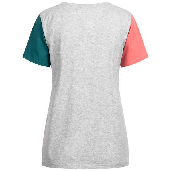 Colored Sleeves T-shirt Damen Mit Logo Print günstig online kaufen