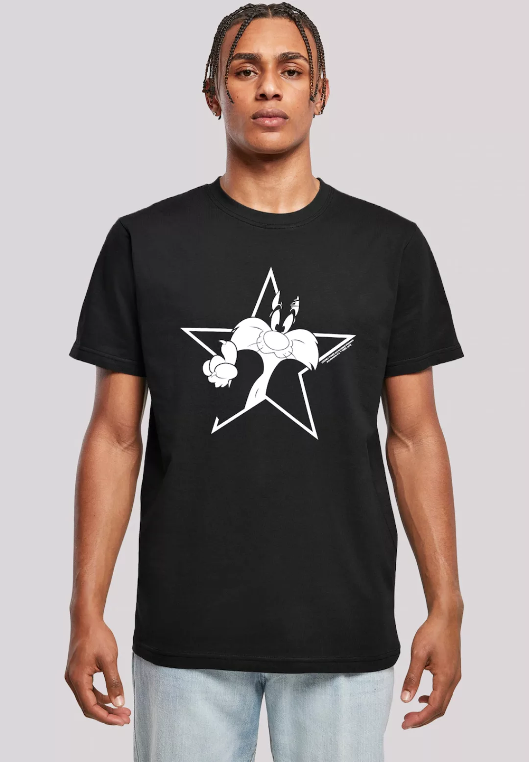F4NT4STIC T-Shirt "Looney Tunes Sylvester Cartoon Stern", Print günstig online kaufen