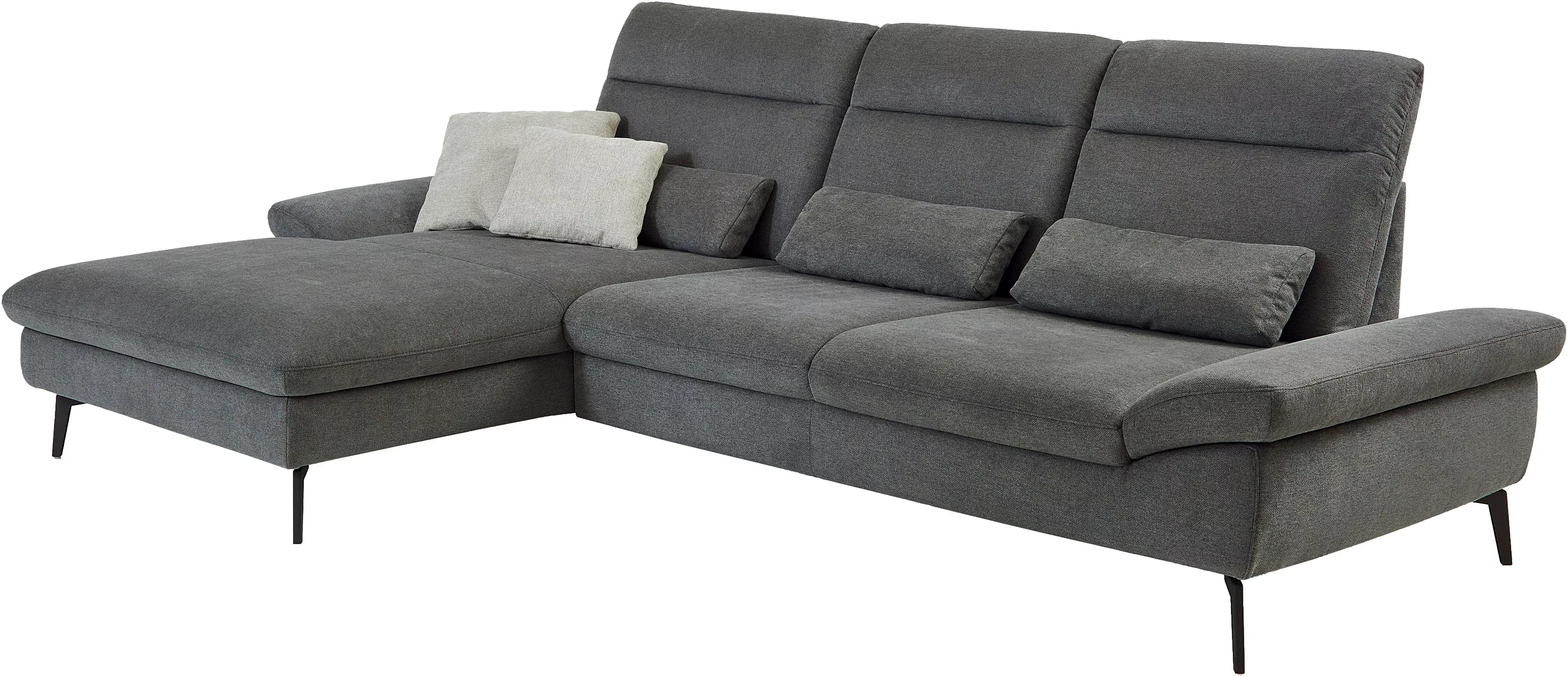 HUKLA Ecksofa "HU-HP22156 L-Form", inkl. Kopfpolsterverstellung, optional m günstig online kaufen