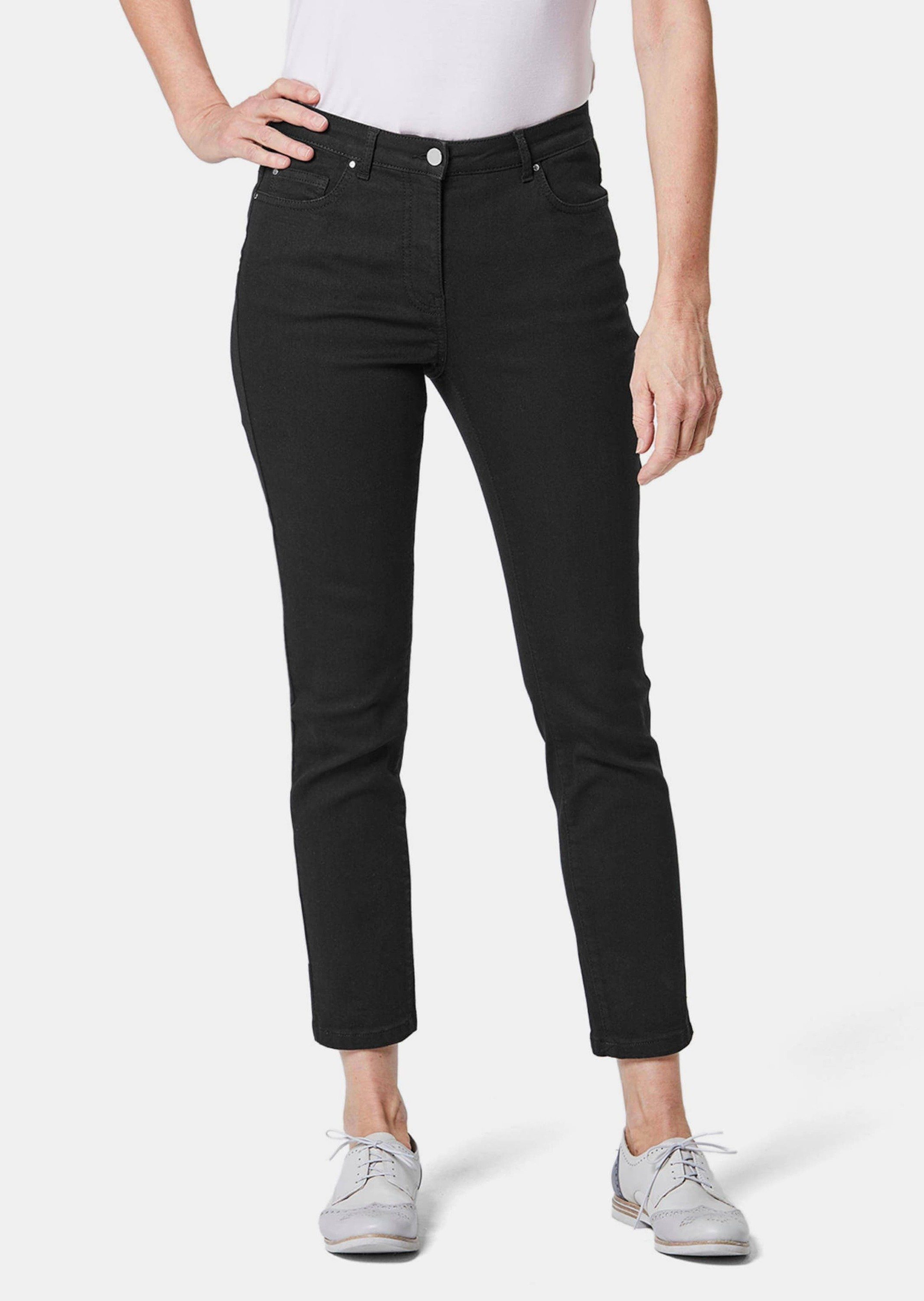 GOLDNER 7/8-Caprijeans Kurzgröße: Schmale Stretchhose BELLA günstig online kaufen