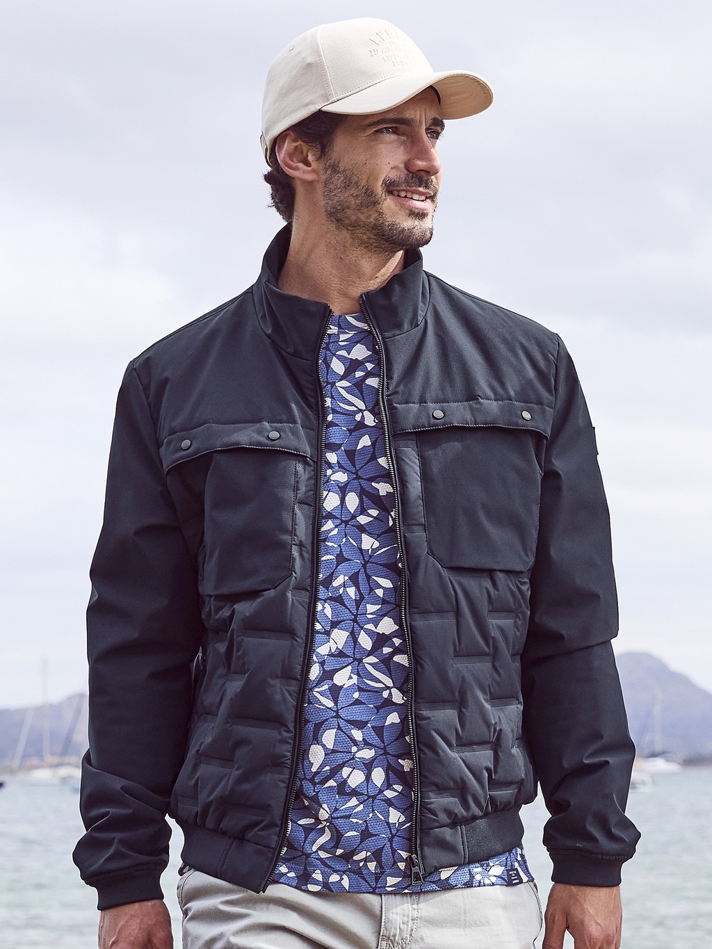 LERROS Steppjacke "LERROS Sportiver Blouson, gesteppt", ohne Kapuze, Wasser günstig online kaufen