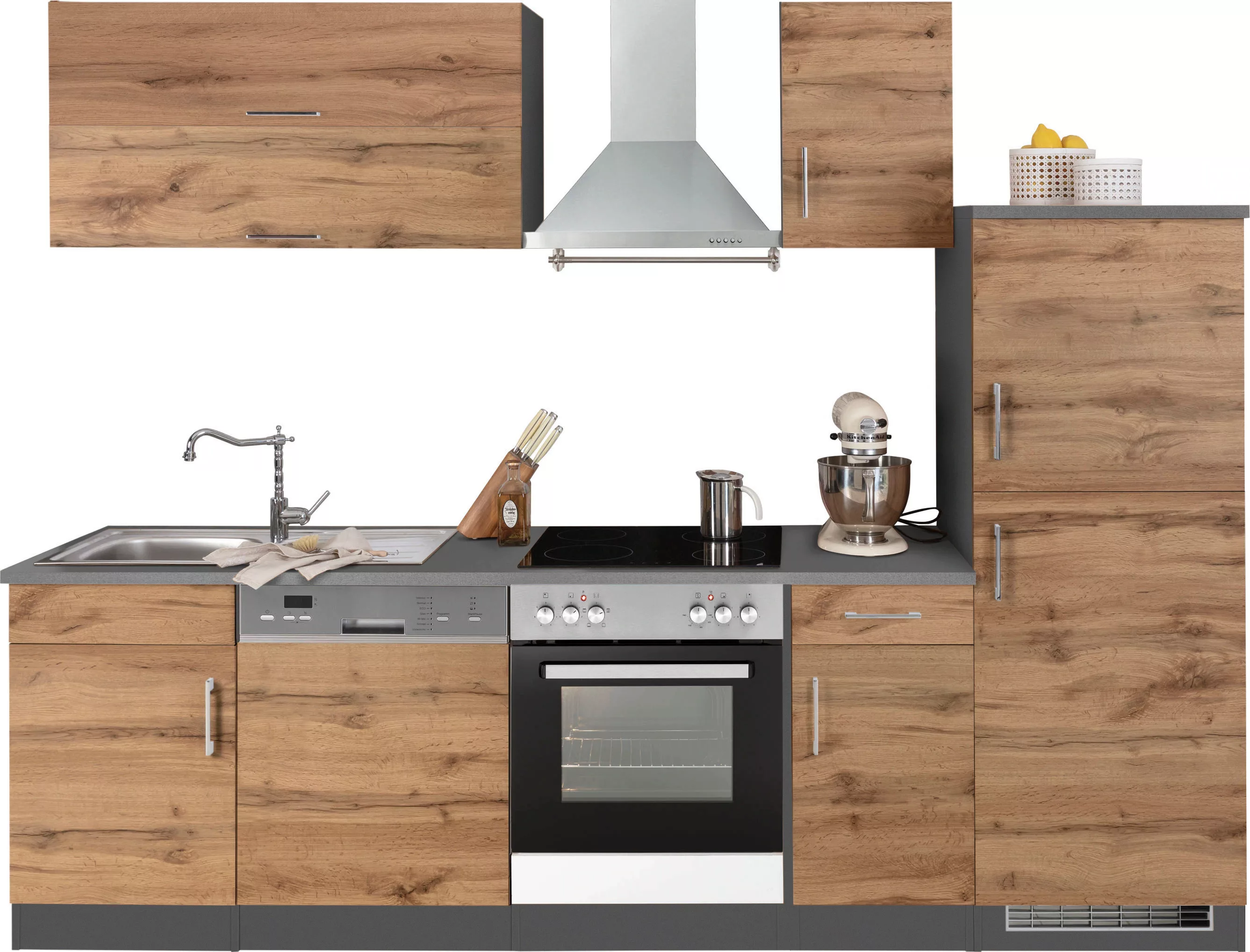 HELD MÖBEL Küchenzeile "Colmar", ohne E-Geräte, Breite 270 cm günstig online kaufen